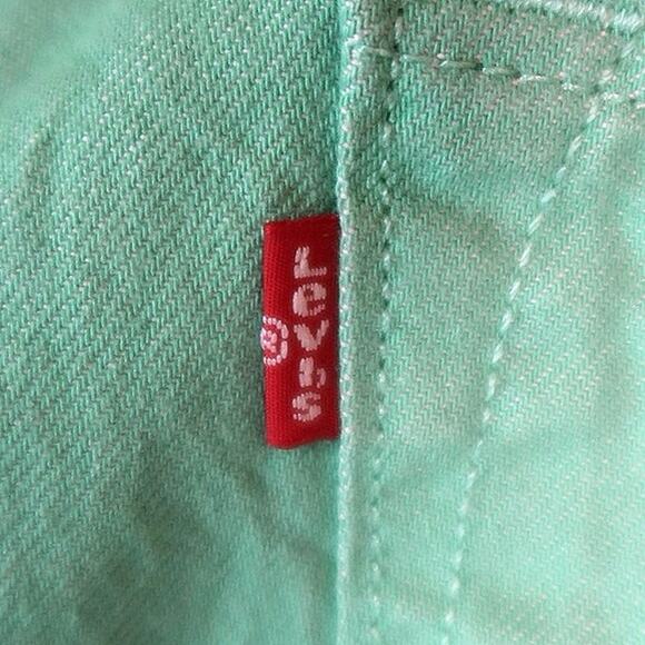 Levi’s 501 Green Button Fly Size 42x30 - Picture 4 of 9
